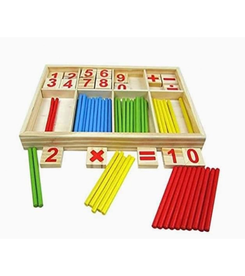Picture of Multi Color Wooden Counting Game Mathematics Material Toy Educational Toy 