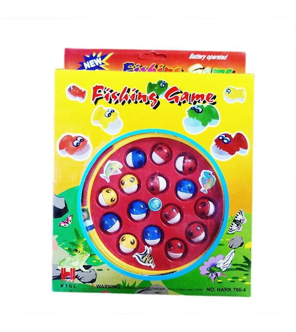 Picture of Fishing Board Game Toy Set for Kids Fish Shape Board 