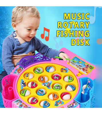 Picture of Fishing Board Game Toy Set for Kids Fish Shape Board 