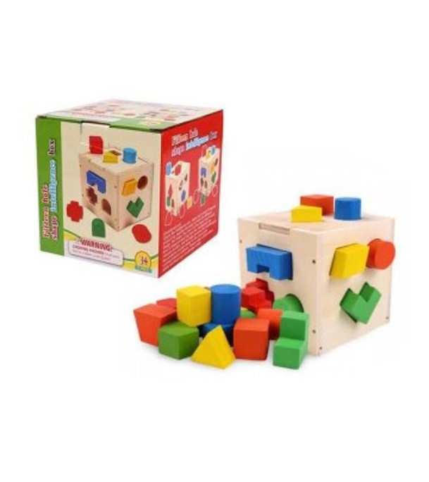 Picture of Kid's Educational Wooden Toy Multi-functional Wisdom Box