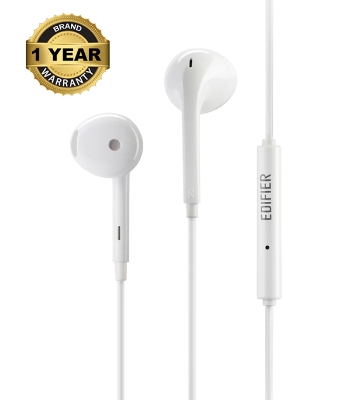 Edifier P180 Plus Semi-In-Ear Earphones With Microphone  White 