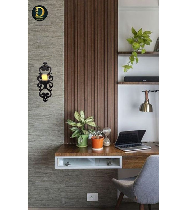 Buy Rajsthani Candle Stand /Pot Plant Stand (Golden) at best price