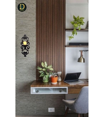 Buy Rajsthani Candle Stand /Pot Plant Stand (Golden) at best price