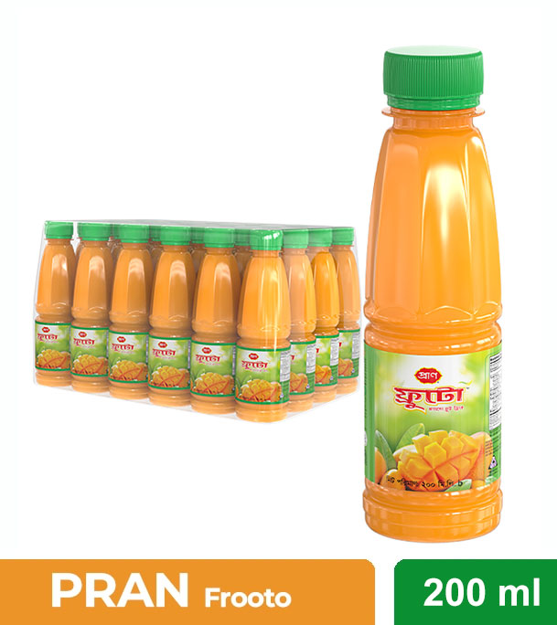Picture of Frooto Mango Fruit Drink 200ml 24 Pcs