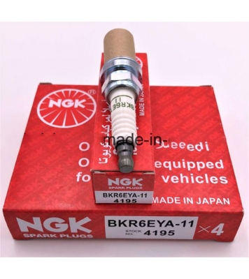 Picture of NGK SPRK PLUG BKR6EYA-11. (1 Pin)