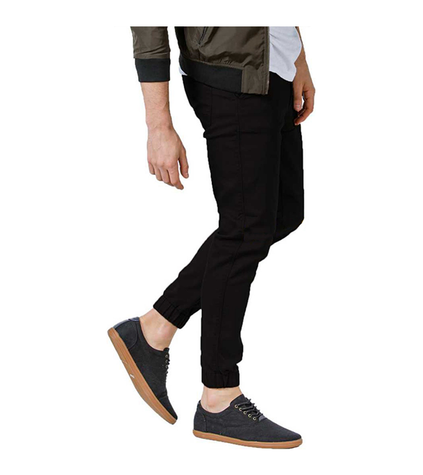 Picture of Men's Slim-Fit Stretchable Denim Jeans Pant Deep Black