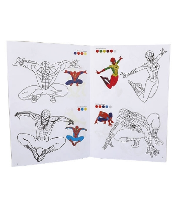 Buy Spider man Colour drawing book Online 