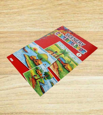 Buy Scenery Colour drawing book Online 