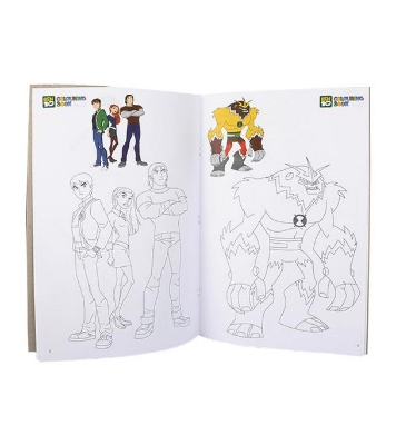Buy BEN 10 Colour drawing book Online