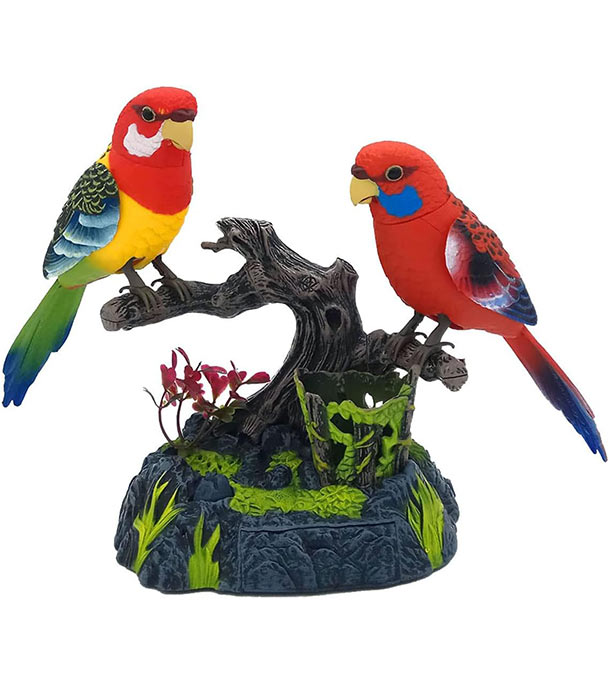 Buy Singing & Chirping Bird Decorative Showpiece Realistic Sounds Bird Online