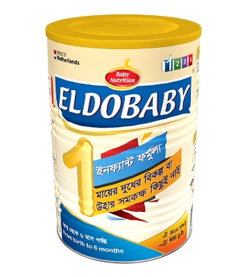 Picture of Eldobaby 1 TIN Infant Formula With Iron 0-6 Months