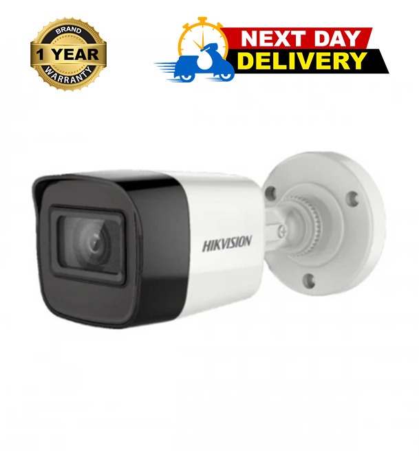 Buy Hikvision DS-2CE16D0T-ITPFS (3.6mm) (2.0MP) Bullet CC Camera (Built-in Audio) Online	