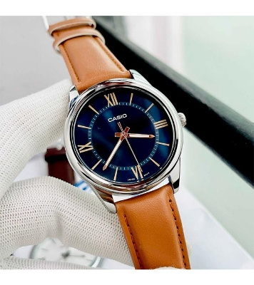 Buy Casio Enticer Silver Belt Watch MTP-V005L-2B5UDF Online