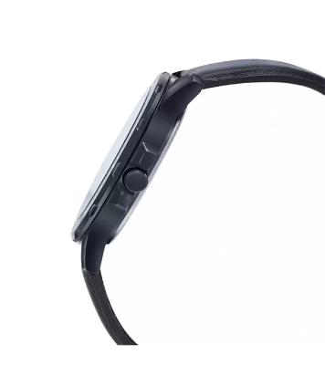 Buy Casio Enticer Date Black Belt Watch MTP-VD01BL-5BVUDF Online 