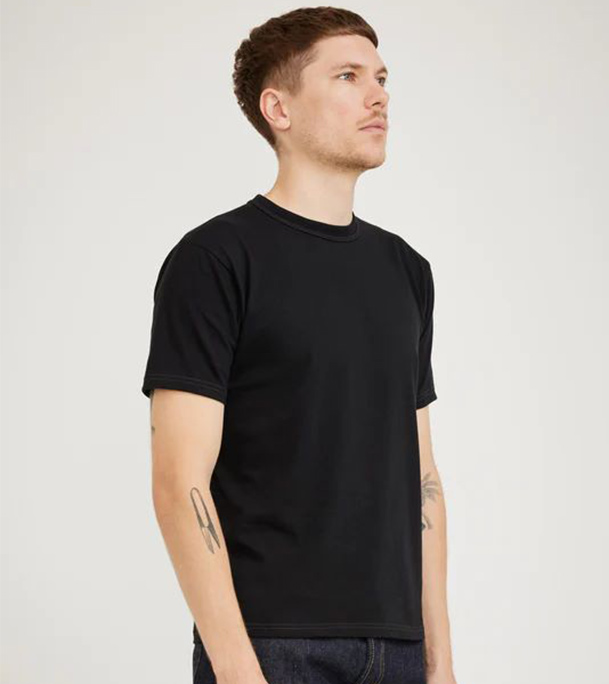Men's 100% Export Quality Black Color Premium Short Sleeve T-Shirt at Best Price In Bangladesh