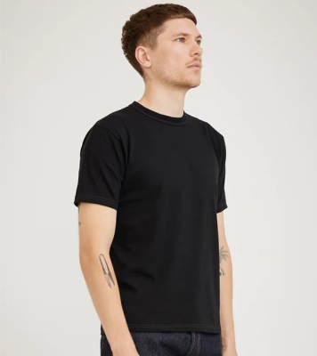 Men's 100% Export Quality Black Color Premium Short Sleeve T-Shirt at Best Price In Bangladesh