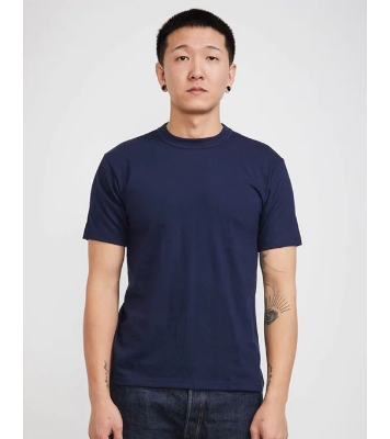 Men's 100% Export Quality Premium Navy Color Short Sleeve T-Shirt at Best Price In Bangladesh