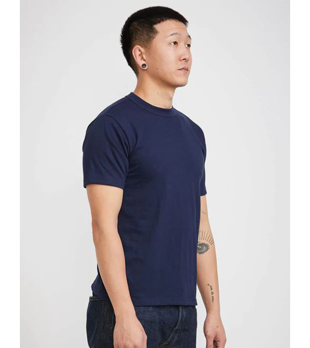 Men's 100% Export Quality Premium Navy Color Short Sleeve T-Shirt at Best Price In Bangladesh