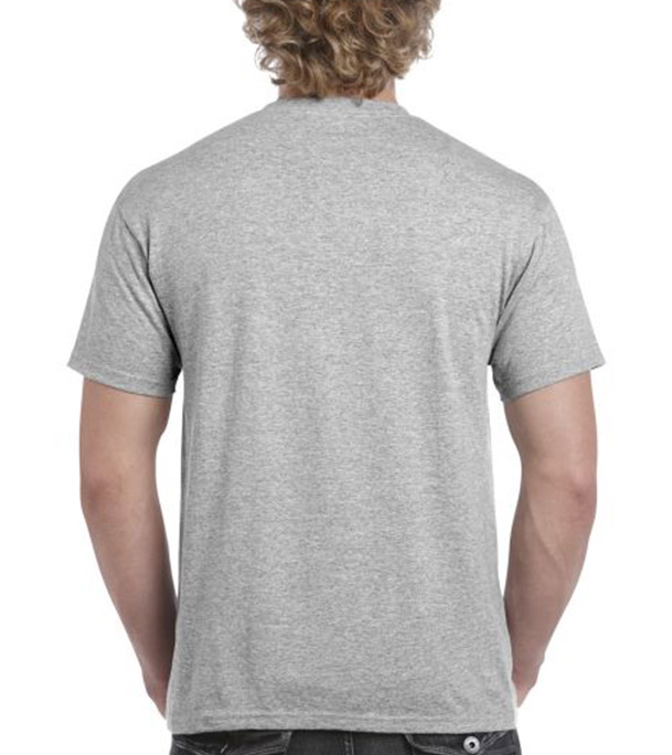 Picture of Men's 100% Export Quality Premium Grey Mélange Short Sleeve T-Shirt