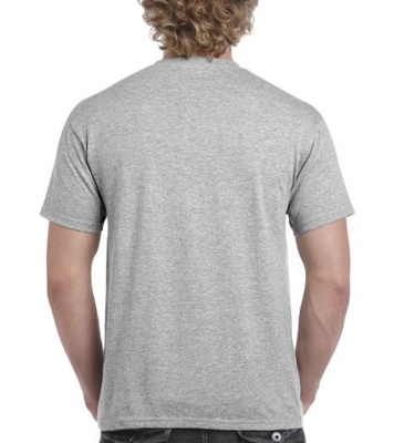 Picture of Men's 100% Export Quality Premium Grey Mélange Short Sleeve T-Shirt