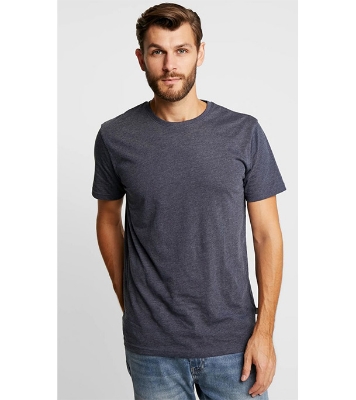 Picture of Men's 100% Export Quality Premium Charcoal Mélange Short Sleeve T-Shirt