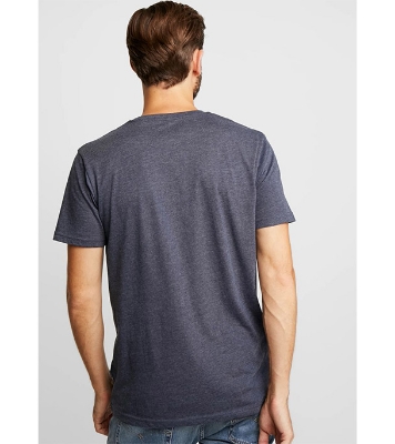 Picture of Men's 100% Export Quality Premium Charcoal Mélange Short Sleeve T-Shirt