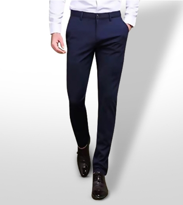 Buy Men's Super Premium Navy Official Gabardine Pant at Best Price In Bangladesh