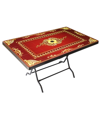 Buy 4 Seated Sq Table Stylis With Print Black S/L TEL at Best Price In Bangladesh