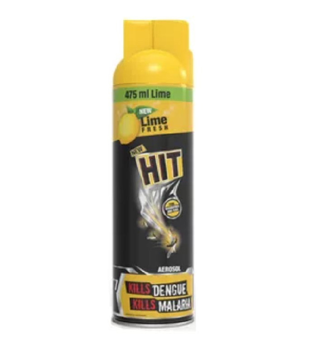 Buy HIT Aerosol Mosquitoes & Flies Lime 475ml Online