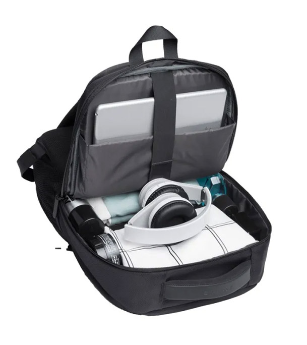 Buy Bange BG-1922 16 inch Men Oxford Fabric Waterproof Backpack with USB Port(Black)  Online