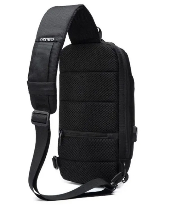 Buy OZUKO 9223 Anti-theft Men Chest Bag Waterproof Crossbody Bag Online 