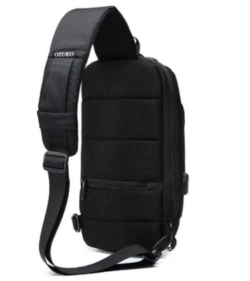 OZUKO 9223 Anti-theft Men Chest Bag Waterproof Crossbody Bag