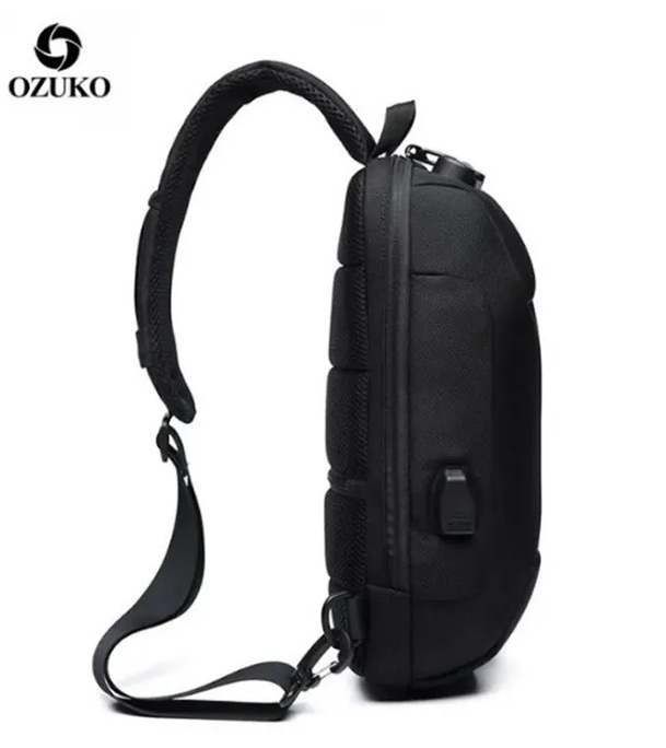 OZUKO 9223 Anti-theft Men Chest Bag Waterproof Crossbody Bag
