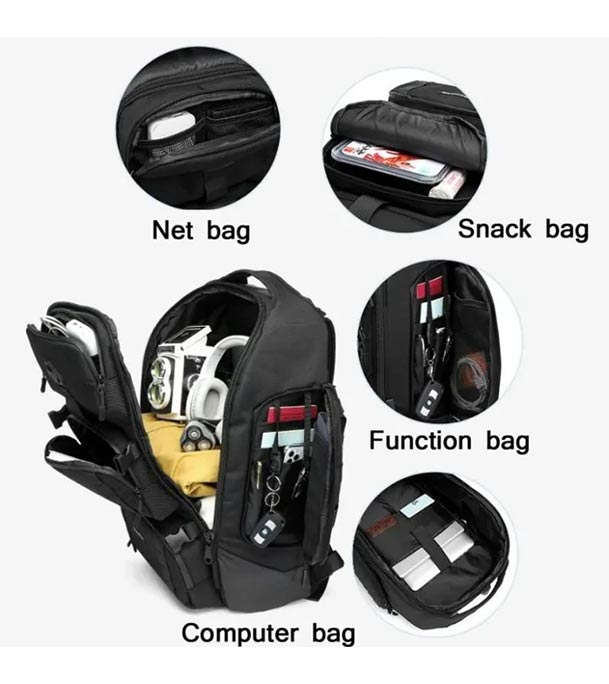 Buy Ozuko 9386 Men Outdoor Multi-Function Travel Mountaineering Backpack Online 