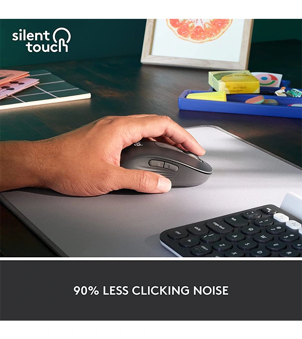 Picture of Logitech Signature M650 Wireless Mouse For Small to Medium Sized Hands Graphite