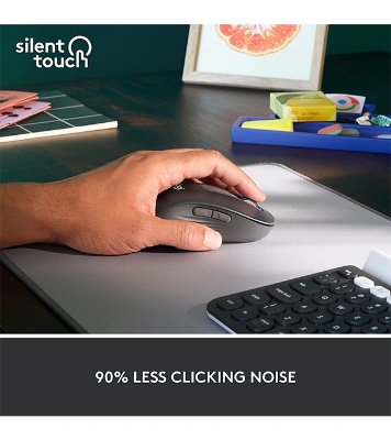 Picture of Logitech Signature M650 Wireless Mouse For Small to Medium Sized Hands Graphite
