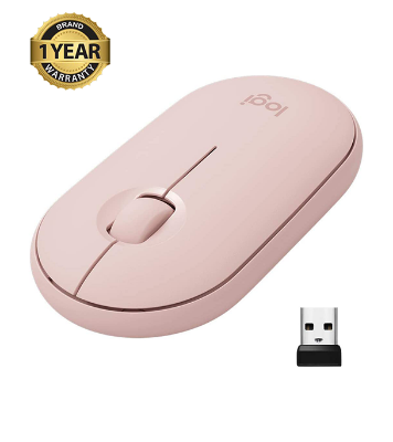 Picture of Logitech M350 Bluetooth or USB - Silent, Slim Wireless Mouse Rose