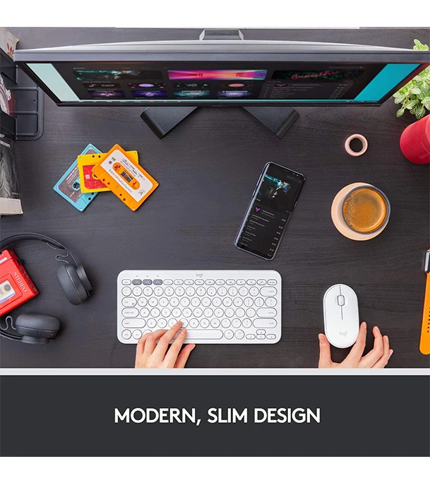 Picture of Logitech M350 Wireless Mouse  Off White