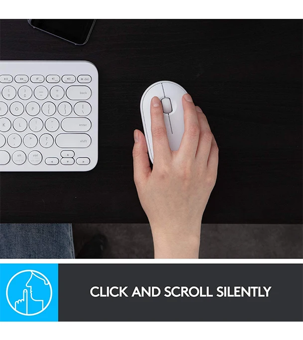 Picture of Logitech M350 Wireless Mouse  Off White