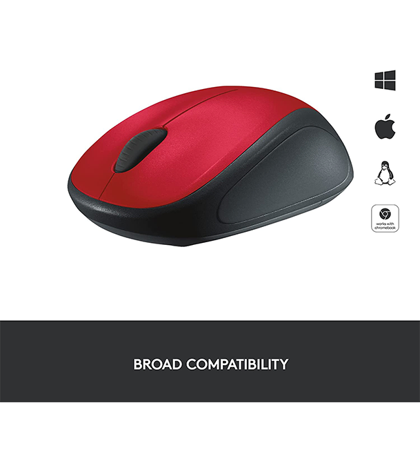 Picture of Logitech M235 Wireless Mouse Red