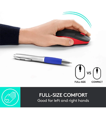 Picture of Logitech M190 Wireless Mouse Red