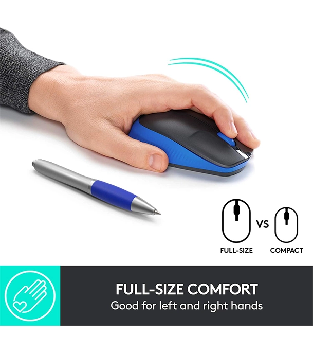 Picture of Logitech M190 Wireless Mouse Blue