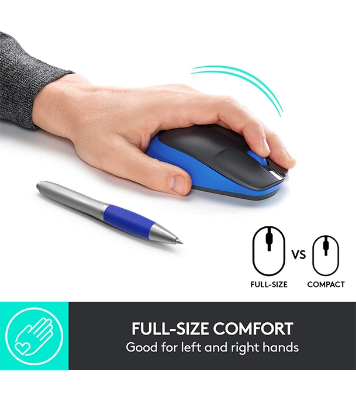 Picture of Logitech M190 Wireless Mouse Blue