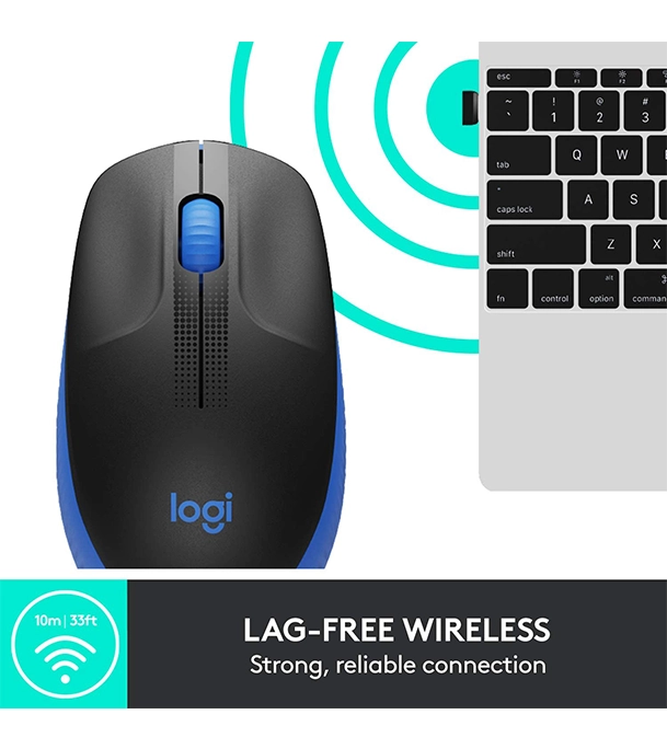 Picture of Logitech M190 Wireless Mouse Blue