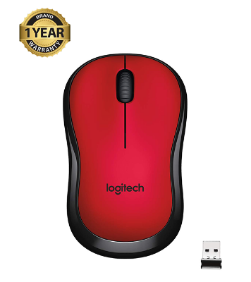 Picture of Logitech M221 Wireless Mouse, Silent Buttons, 2.4 GHz with USB Mini Receiver, 1000 DPI Optical Tracking
