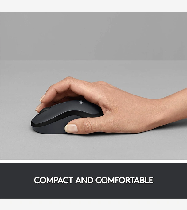 Picture of Logitech M221 Wireless Mouse, Silent Buttons, 2.4 GHz with USB Mini Receiver, 1000 DPI Optical Tracking