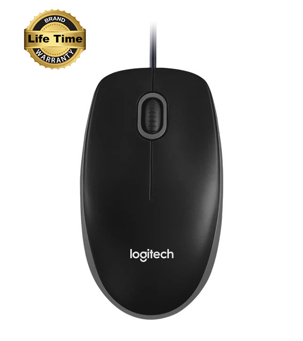 Picture of Logitech B100 USB Optical Mouse Black