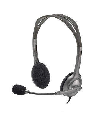 Picture of Logitech H111 Stereo Headset with Single 3.5mm Jack, Noise-Cancelling Mic