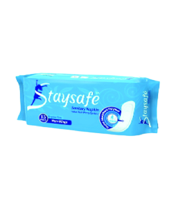 Buy Staysafe Sanitary Napkin Non Wing 15pcs Online 