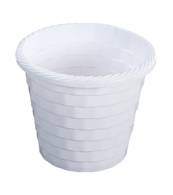 Buy Marble Flower Tub with Tray 11" White TEL at Best Price In Bangladesh